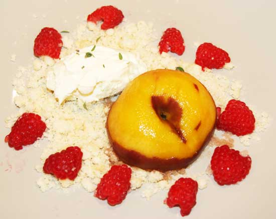 caramelised_peaches_raspberries_mascarpone