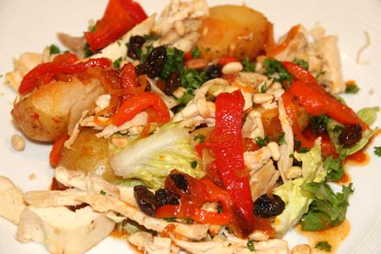 Catalan_roast_chicken_potato_pepper_salad