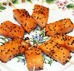 Teryiaki_salmon_skewers