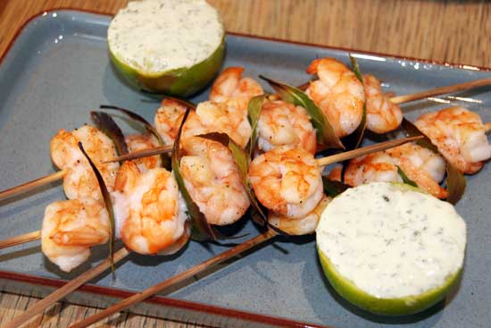 bay_scented_prawns_basil_mayonnaise