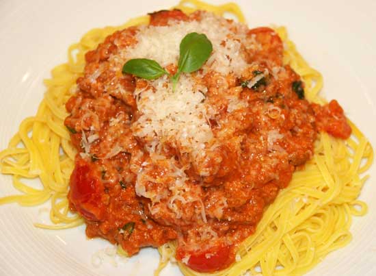 Chunky Cherry Tomato Ragu for Pasta