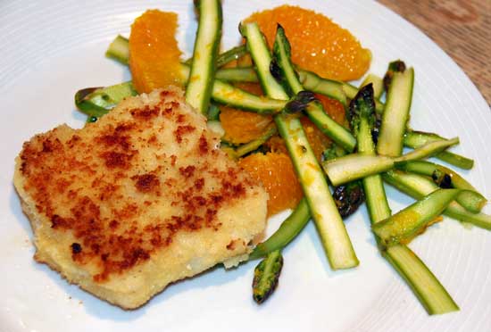 crumbed_haddock_asparagus_salad