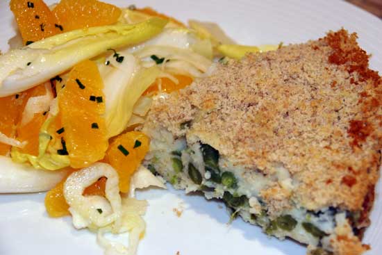 french_bean_potato_cake_orange_fennel_salad