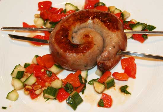 grilled_sausages_pepper_salad