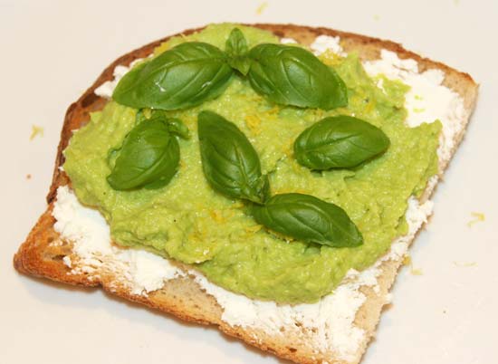 pea_broad_bean_hummus_goat_cheese_sourdough