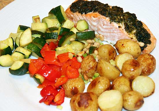 salmon_pesto_traybake_baby_roast_potatoes