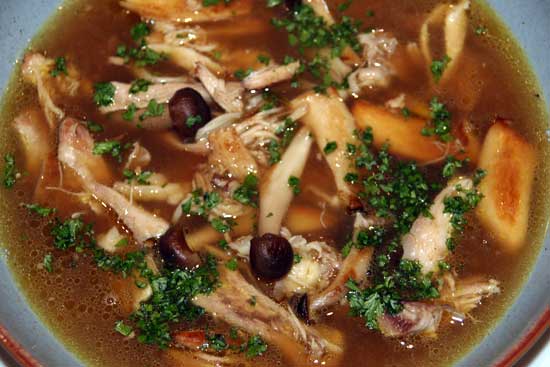 shredded_chicken_wild_mushroom_broth