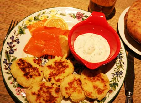 smoked_fish_potato_latkes_sharing_platter