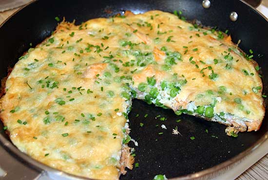 smoked_trout_pea_frittata