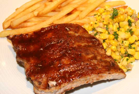 sticky_maple_glazed_ribs_corn_lime