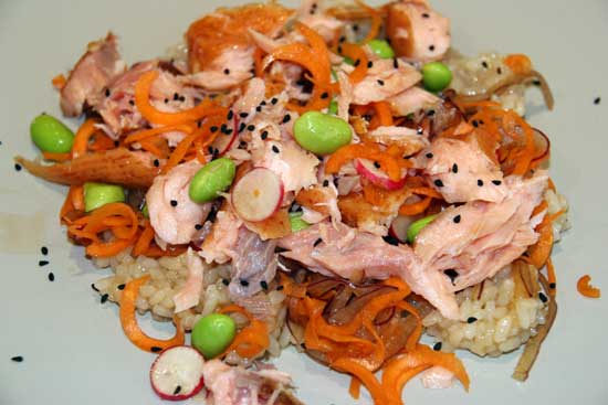 sushi_rice_hot_smoked_salmon_salad