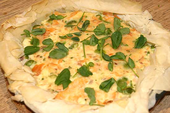 trout_broad_bean_filo_tart